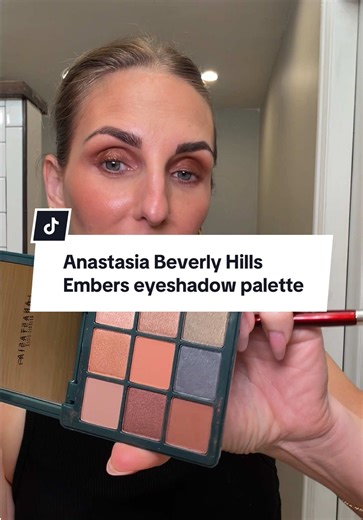 Every shadow on this palette is perfection! Navy, olive, browns, chestnuts, and shimmers. @Anastasia Beverly Hills doesn’t again! #eyeshadowpalette #fallmakeup #TikTokShopCreatorPicks #TikTokShopBlackFriday #TikTokShopCyberMonday