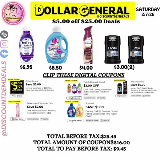 Get the Best Dollar General Deals on February 7, 2026