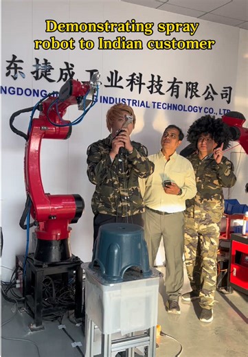 Spraying robot #robot #machine #industrialrobots #automation #spray | Robot