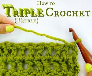 How to Triple Crochet, Also Known As Treble Crochet!