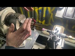 How to load the jaws on your 3-jaw chuck for grinding.