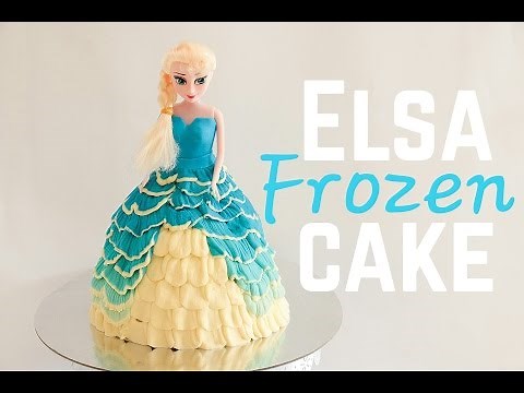 Frozen Elsa Doll Cake Tutorial