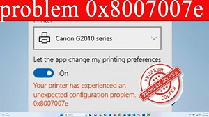FIX: Error 0x8007007e | Your Printer Has Experienced An Unexpected Configuration Problem