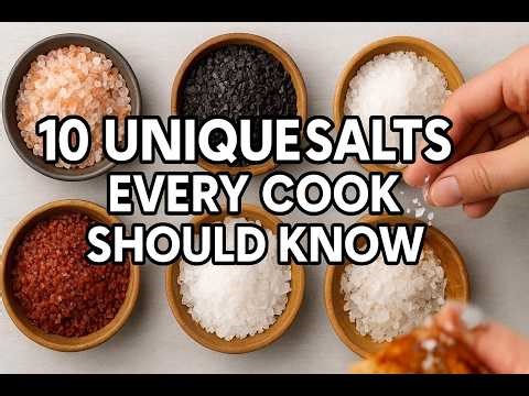 🤔 10 Unique Salts Every Home Cook Should Know!
