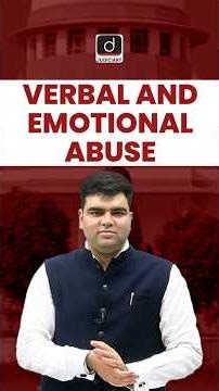 Verbal and Emotional Abuse in DV Act | Domestic Violence Act 2005 | Shorts | Drishti Judiciary