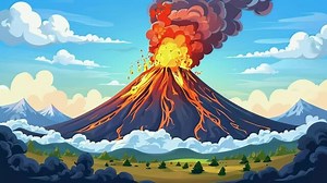 Volcano Cartoon Images – Browse 31,892 Stock Photos, Vectors, and Video