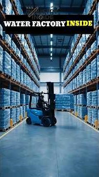 Inside a Water Factory | Pure Drinking Water Process #short #factorymade #usa