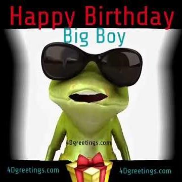 Happy Birthday Greeting - For Any Little Boy