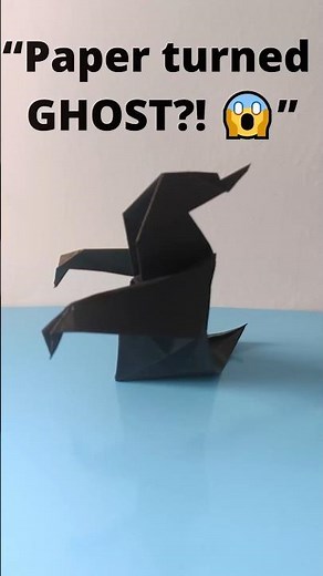 👻 DIY Ghost Origami | Easy & Spooky Paper Art for Halloween!