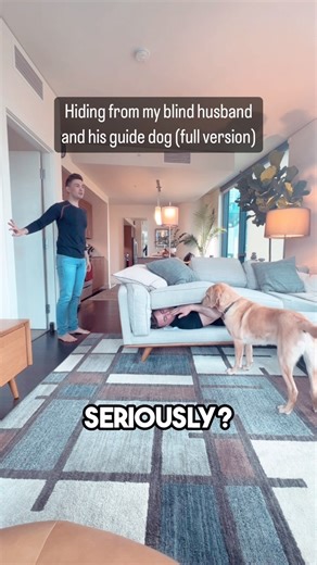 399K views · 5K reactions | We are re-sharing this prank with a bonus prank ending (let’s call it the “Director’s Cut”) We often leave out really fun moments in order to create “snappy” Reels — but occasionally the clips on the editing room floor are too good not to share. Enjoy! #prank #couplesprank #couplegoals #guidedog #blind #blindnessisaspectrum #retinitispigmentosa #disabilityawareness #interabledcouple #interabled | Matthew and Paul | Facebook
