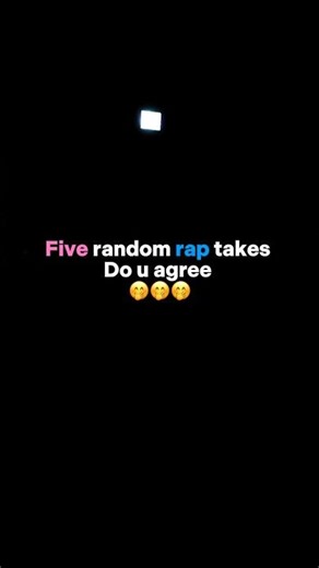 5 random rap takes! #ilovetomboys #helpmemakethismakesense #hiphopmusic #makemeviral