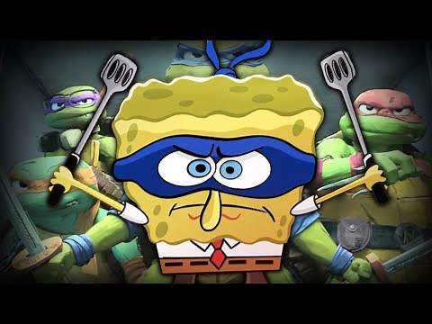 SpongeBob is in Teenage Mutant Ninja Turtles: Mutant Mayhem