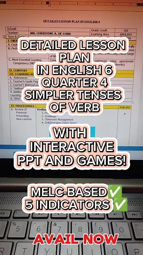 Engage Students with Interactive English 6 Lesson Plan and PPT
