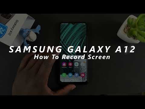 Samsung Galaxy A12 - How To Record Screen