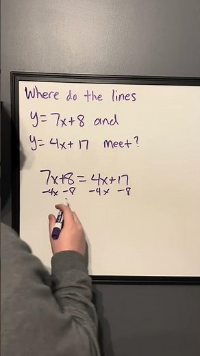 Finding The Intersection Of 2 Lines