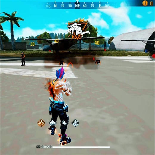 😱 1V4 Launcher Headshot Game Play 🎮 #freefire