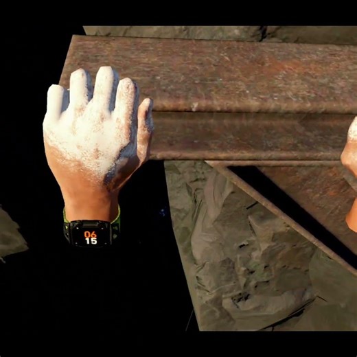 When you slip in Mountain Climbing VR