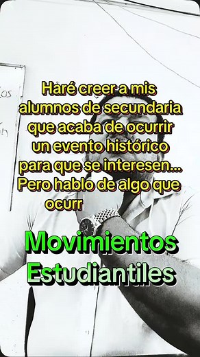 Angel Trujillo on Instagram: "Historia. INTRODUCCIÓN AL TEMA DE LOS MOVIMIENTOS ESTUDIANTILES DE 1968 #ProfeTrujillo"