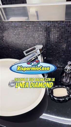 Risparmio Casa on Instagram: "Con la linea diamond di Risparmio Casa puoi decorare tutto il bagno con meno di 20€ 😍 👉 Offerte valide fino all'8 febbraio!"