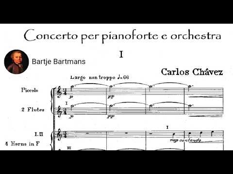 Carlos Chávez - Concerto per pianoforte e orchestra (1940) {Jorge Osorio}