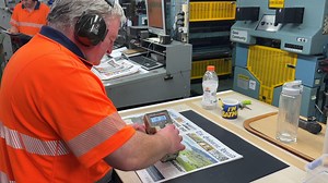 The Goss Community Press rolled one last time for today’s Gisborne Herald. After 149 years of printing in Gisborne, the company is outsourcing printing of the paper to NZME in Auckland from next week. | The Gisborne Herald