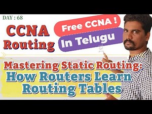 Free CCNA | Unlock your routing mastery: How Routers Learn Routing Tables using Static Routing