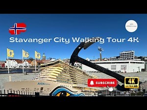 Stavanger City Walking Tour 4K | Autumn 2024 Adventure | Shutterbug Explores Norway