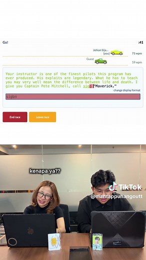 Lomba Ngetik Cepat: Tantang Bang Ian & Nela