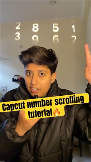 Capcut number scrolling tutorial #shorts #capcut #capcutedit #capcuttutorial #numbers #scrolling