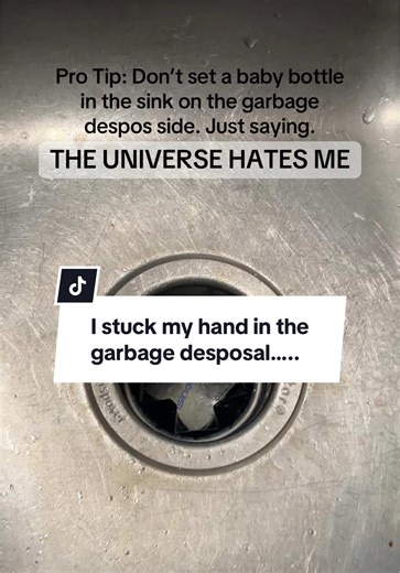 Handling a Garbage Disposal Mishap with Humor