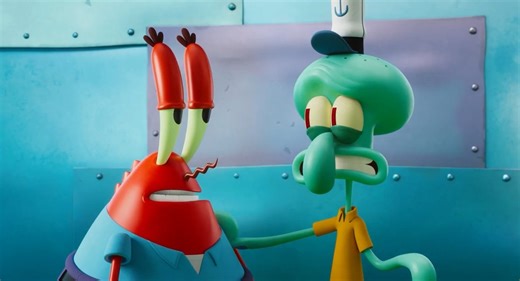 "This is like that one time I was Mr. Krabs in 'The SpongeBob Movie: Search for SquarePants'" | Brock Baker