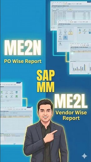Learn SAP MM Faster | ME2N and ME2L Difference