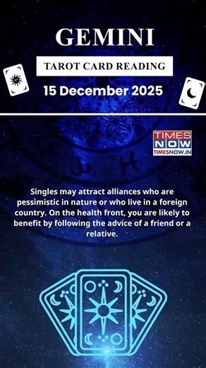 Gemini Tarot Card Reading | 15 December Zodiac | Astrology & Prediction of the Day | #short #tarot