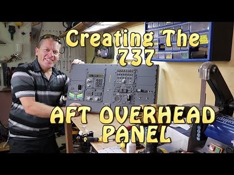 737 AFT OVERHEAD PANEL