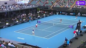 Match Highlights | Alexa Guarachi/Desirae Krawczyk 2 vs 1 Hayley Carter/Lusia Stefani | WTA Adelaide International 2021