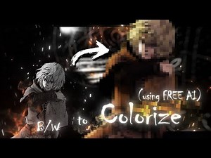 Colorize Images using Free AI (black and white to colors!)