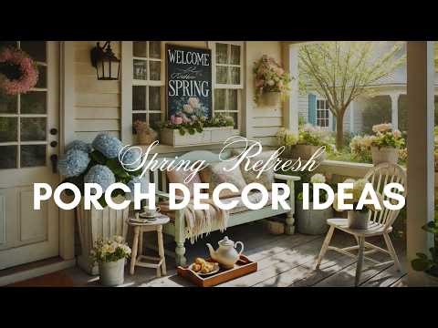 Create a Beautiful SPRING Porch with Easy Decor