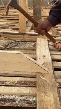 The Easiest Way to Cut Wood WITHOUT a Saw! #ConstructionTricks #Woodworking #BuildingHacks