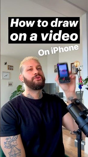 Draw on any video using your iPhone