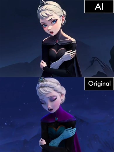Perfect AI Anime Version of Frozen's Let It Go