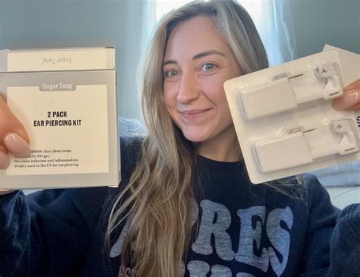 Watch New at home piercing kit! on Amazon Live