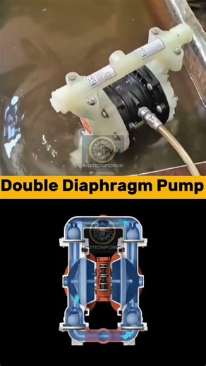 Double Diaphragm Pump – Mechanical Design#Engineering #Mechanical #HowItWorks #techeducation #pump