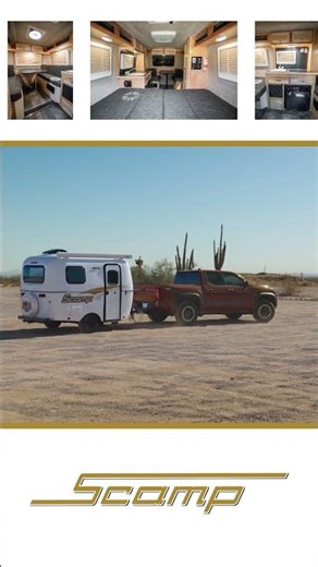 Double Dinette, Double Bed | Inside the Scamp 13’ A