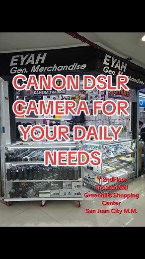 ✴️CHECK OUT OUR AVAILABLE CANON DSLR CAMERA MODELS THAT SUITS YOUR DAILY NEED.....