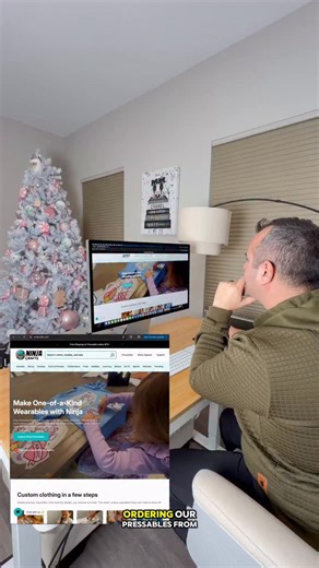 Eni Blushi on Instagram: "The girls had so much fun creating custom prints together. Super easy, fun. Great memories together. @ninjatransfers"