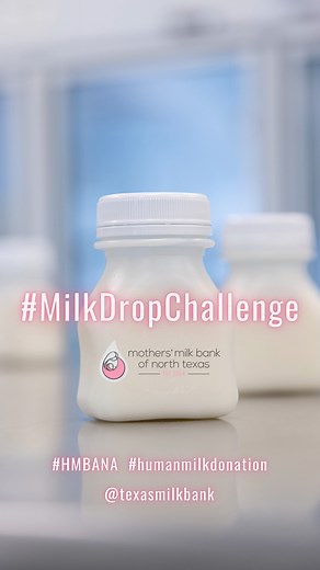 Tomorrow is World Human Milk Donation Day! To celebrate, we’re joining with our sister HMBANA milk banks in the #MILKDROPCHALLENGE. Tomorrow, share your own #MMBNTdonormom story with a photo or reel of your #humanmilk donation in celebration! Use the hashtags #HMBANA and #humanmilkdonation and be sure to tag us. Sharing your story using these hashtags will help raise awareness for milk donation and saves little lives! | Mothers' Milk Bank of North Texas