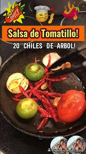 Tomatillo Salsa with Chile de Arbol | Shorts