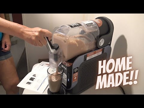 Ninja Slushie Chocolate Milkshake | How to Make a Milkshake in the Ninja Slushi Machine