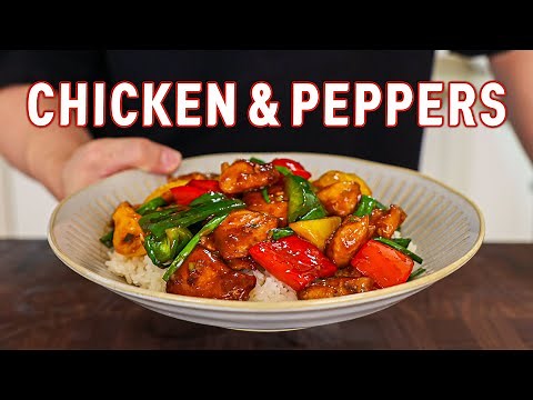 The Easiest Chicken & Vegetable Stir-Fry in 20 Minutes l Chicken and Peppers