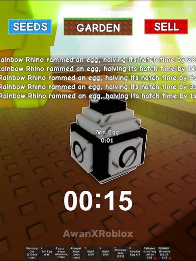 New Egg Hatching Method #roblox #growagarden | AwanXRoblox